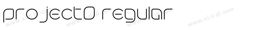 project9 regular字体转换